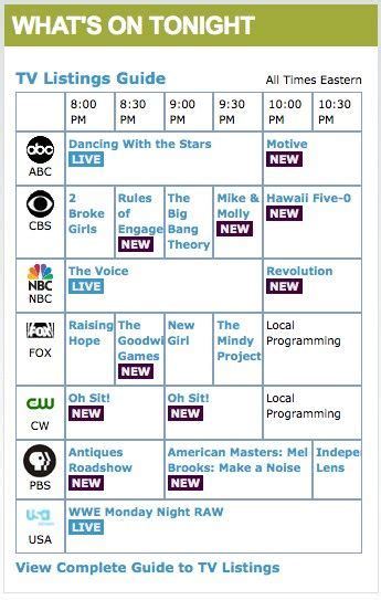 channel 10 schedule tonight